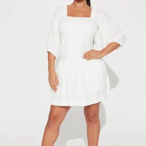 Fashion Nova Dress - White - Size S